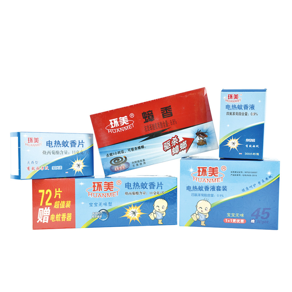 環(huán)美-蟑香、電熱蚊香液、電熱蚊香片